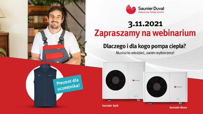 Akademia IK dla Profesjonalistów - webinarium Vaillant Saunier Duval: Dlaczego i dla kogo pompa ciepła?