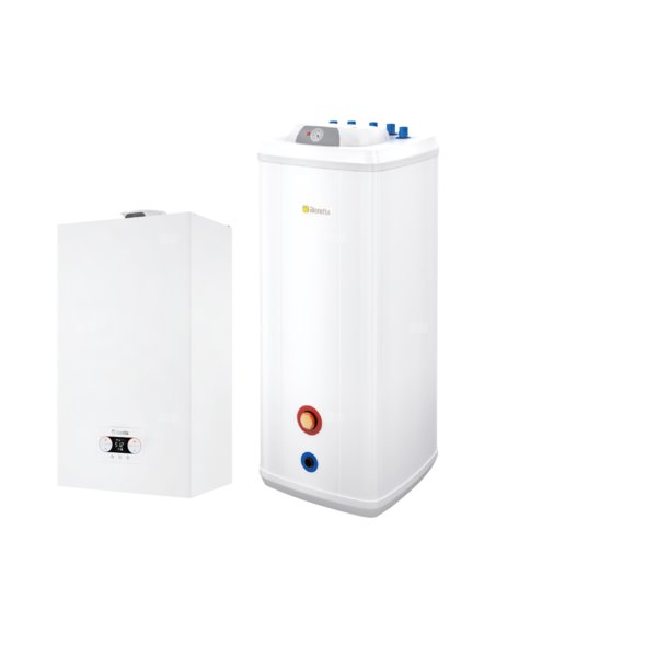 Pakiet - Kocioł gazowy jednofunkcyjny BERETTA QUADRA X 25R kondensacyjny wiszący 3.1 - 25 kW + Zasobnik c.w.uKwadro TOP 120